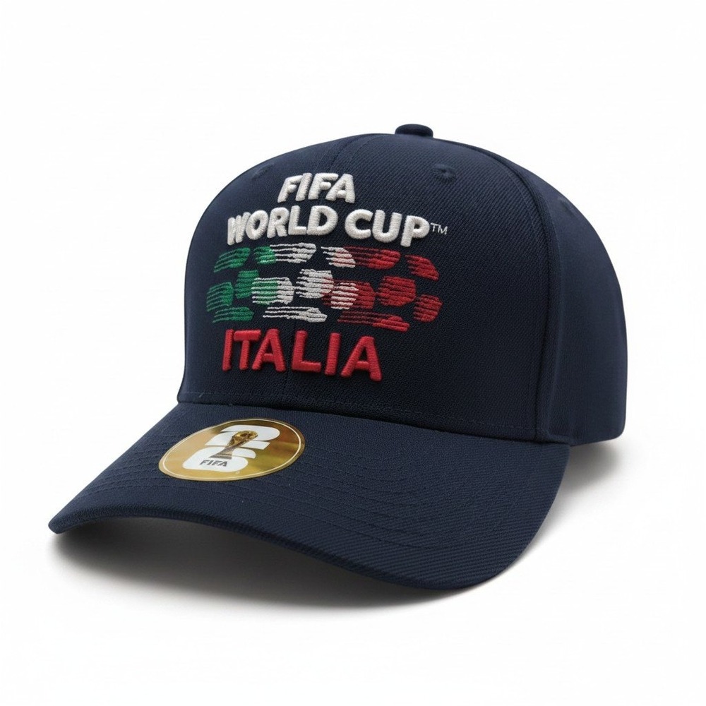 FIFA World Cup 2026 Italia Hat Navy Blue Snapback Cap Italy Soccer OSFM